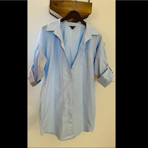 Blue Haoduoyi Long Tunic